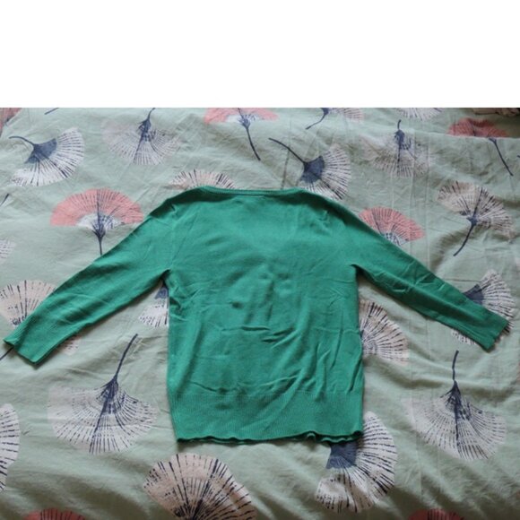 Modcloth green cardigan, XS, 3/4 sleeve length - Picture 7 of 7